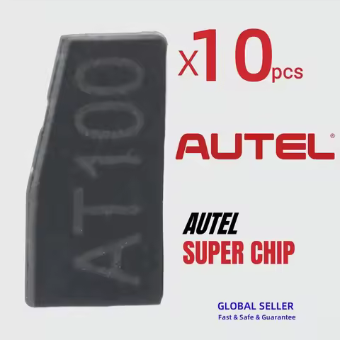 10PCS 2025 AUTEL AT100 Super Transponder Chip Compatible IM508S, IM608II, KM100, KM100E, IM608 PRO, 