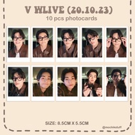V__BTS WLIVE (20.10.23) PART 1 FANMADE (Unofficial) Photocard
