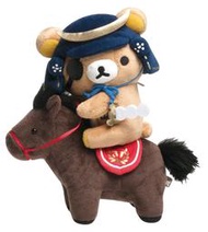 【懶熊部屋】Rilakkuma 日本正版 拉拉熊 懶懶熊 仙台店 限定 伊達政宗 S號 玩偶 娃娃