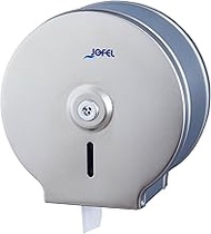 Jofel - Toilet Roll Holder for Industrial Medium Paper Dispenser in Rolls up to 300 m, Max 220 mm Di