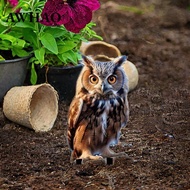 [AWHAO] Acrylic Owl Yard Sign Garden Ornament Lawn Decoration Animal Sculpture Yard