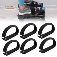6pcs Adjustable Pedal Straps for Ellipse Leg Exerciser Machine, Feet Pedal Strap Under the Desk Leg 
