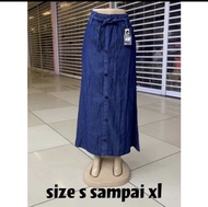 SKIRT DENIM VIRAL SKIRT JEANS KOREAN TRENDING SKIRT LABUH JEANS (READY STOCK )
