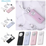BACK2LIFE Student MP3, Long Strip Solid Color MP3 Music Player, Portable JM-651N 3.5mm Simple Mini M