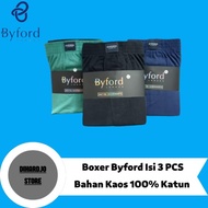 KATUN Byford Boxer Material Cotton T-Shirt Contents 3pcs Shorts Mix Plain Color