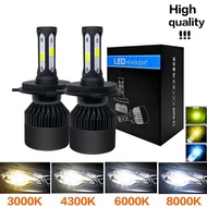 1 Pair LED Car Headlight 10000LM Auto LED Headlight H4 H1 H7 H8 H9 H11 H16 9005 HB3 9006 HB4 3000K 4