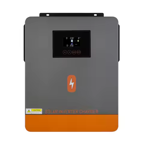 US Stock 4.2KW 6.2KW Pure Sine Wave Solar Hybrid Inverter DC24V 48V 220VAC MPPT 120A Solar Charge Pa
