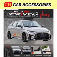 TOYOTA VIOS AC100 2023 2024 2025 ORIGINAL THAILAND DRIVE68 PLUS ABS BODYKIT SPOILER WITH PAINT