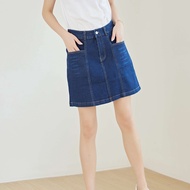 Eyouth 20169 women denim skirts casual loose high waist midi jeans skirts for ladies woman