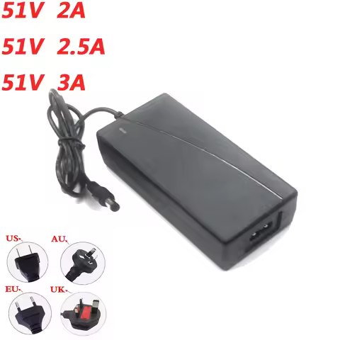 51V 2A 2.5A 3A AC To DC Adapter Charger With AC Cable For Hikvision Tenda POE Switching Power Supply