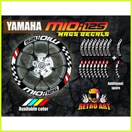 ❀ ♠ YAMAHA Mio 125 i mags decals