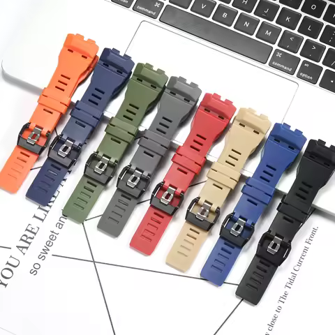 Resin Replacement Strap Suitable for Casio GBD-100 GBD100-1/1A7/100SM-4/2A Men's Watchband Accessori