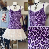 [2hand_thrift] Japanese velvet tank top L bust 84-90 length 54