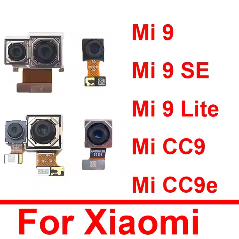 Front&Rear Main Camera For Xiaomi Mi 9 Lite Mi9 Mi 9 SE CC9 CC9e Back Big Camera & Small Facing Modu