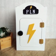 PLN meter box token/pulsa protective place meter box
