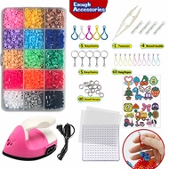 【Fast Delivery 】15/24 Colors 5mm Hama Beads Iron Beads Diy Puzzles 2.6mm Education Beads 100% Qualit