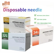 Disposable fine needle 30g32g34g1.5/2.5/4/13/25mm sterile microneedle beauty needle