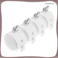 📦 4 Pcs White Furniture Wheels with Brake Casters Shopping 6.00x5.30x3.00cm