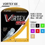 Original HIQUA VORTEX 66 38lbs 38 lbs Badminton Strings