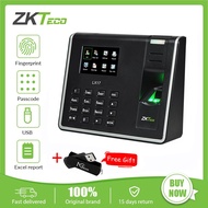 ZKTeco Fingerprint Attendance Machine Time Recorder Biometric Punch Card Machine Bundy Clock LX17