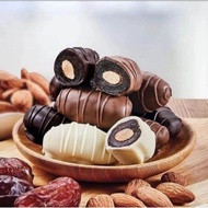 CHOCOLATE DATES WITH ALMOND/ CHOCOLATE KURMA DENGAN ALMOND