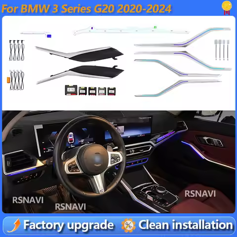 10 Colors OEM Design Symphony Ambient Light for BMW 3 Series G20, BMW 3 Series G20 Interior Lighting