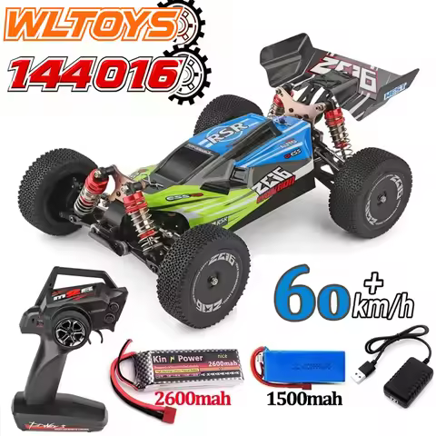Flagship High-speed Remote Control Car 75 Km/h WLtoys 144016 144001 144010 4WD Remote Control Car 2.