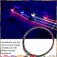 6Pcs/Set Acoustic Guitar String Replacement Steel String for Musical Instruments Electric Bass Guita