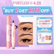 【BUY 1 GET RM3 OFF】PINKFLASH Setem Celak Bersayap 2-dalam-1 Bentuk Segera Tahan Lama, Pigmen Tinggi,
