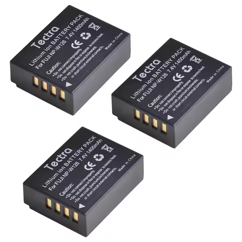 1400mAh NP-W126S NP-W126 Battery for Fuji X-T100,X-T200, X100F,X100V,X100VI,X-S10,X-T1,X-T2,X-T3,X-T
