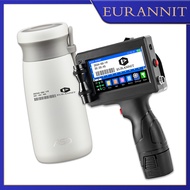EURANNIT E15 12.7/25.4mm Label Printer Handheld Inkjet Printer QR Bar Batch Code Date Number Logo Ex