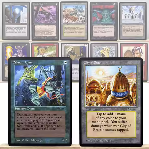 BETA NORMAL3/001 Tcg Proxy Diamond Valley Cards Vampiric Tutor Erhnam Djinn Aladdin Force of Will Ki