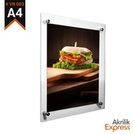 A4 Frame - Acrylic Frame - Photo Frame - 2mm acrylic Frame