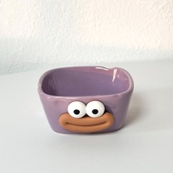 Dopamine Big Mouth Sauce Dish Nước Ép Trái Cây Ăn Nhẹ Bát Đựng Thức Ăn Nhanh Sứ 4 Inch Vật Dụng Ăn U