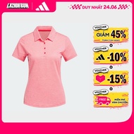 [CHỈ 24.6-GIẢM 45%+VOUCHER 10%] adidas Golf Womens Ottoman Short Sleeve Polo Shirt Women Red JE7373