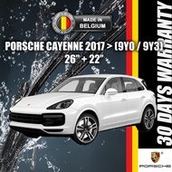 PORSCHE CAYENNE WIPER 9Y0 9Y3 2017 - Present MADE IN BELGIUM 26"+22" Front Wiper Blade SHENZO