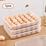 [szlztmy2mg] Refrigerator Egg Storage Box Hold 30 Eggs Protective Egg Container Eggs Tray Carrier fo