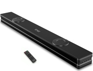 Sound Bar, Sound Bar with Dual Built-in Subwoofer, 38 Inch 2.1 Sound Bar for TV, 90W Wired & Wireles