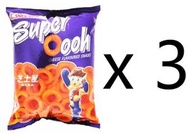 時興隆 - 時興隆 Sze Hing Loong - 大包芝士圈 60克 x 3包（新舊包裝隨機）