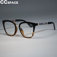 45074 Cat Eye Optical Lady Square Glasses Frames Women Shiny Legs EyeGlasses Fashion Eyewear eo