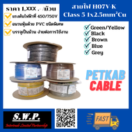 สายไฟ คอนโทรล H07V-K Class 5 1x2,5mm² Cu (PETKAB CABLE)