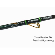 HIJAU Blank The President Army Green Fishing Rod 180 CM Long