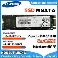 Samsung SSD pm871b 256GB 512GB m.2280 NGFF SATA3.0 NVMe 550MB/S Ổ cứng lưu trữ thể rắn cho máy tính 