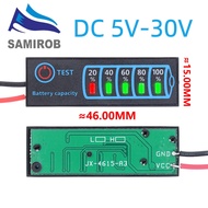 Dc5v-30v 2-8S Li-ion battery level indicator Li-Fe-Phosphate battery battery capacity monitor