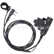 YiNiTone Tacical U94 Finger Mic PTT untuk Baofeng UV-5R/888S KD-C1 Headset