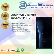 AQUA AQR-D185MSB KULKAS 1 PINTU (NEW) (KHUSUS BANDUNG)