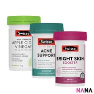 Swisse Beauty Magic Supplement Value Combo (Apple Cider Vinegar, Acne Support & Bright Skin Booster)