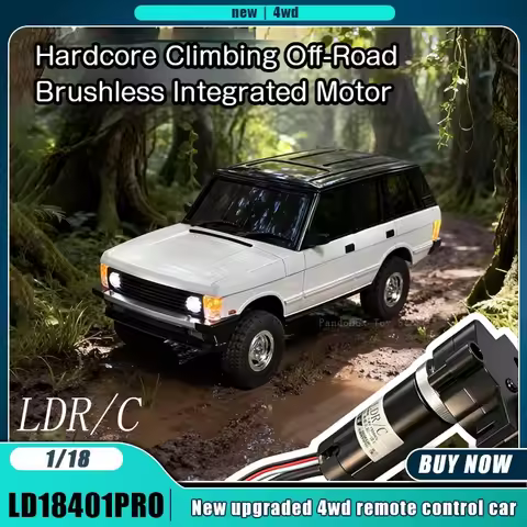 LDRC 1/18 LD18401pro Rc Car 4WD Brushless Remote Control Car High-speed Climbing Off-road Vehicle Mo