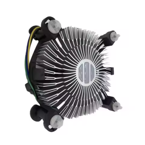 B66C 1PCS CPU Cooling Fan Radiator Heatsink CPU Cooler Hydraulic Bearing 2400 RPM for Intel LGA 775 
