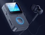 藍牙MP3播放器 藍牙5.0音頻接收器 普通3.5MM插頭耳機可變成藍牙耳機 音質清晰 支援TF卡播放 遠程遙控拍照